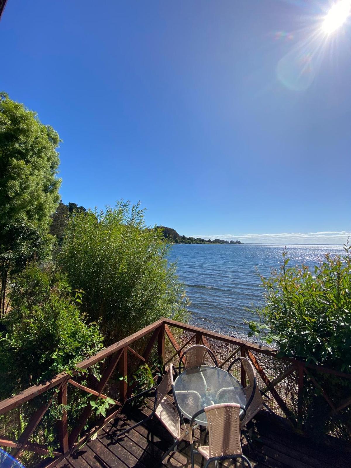 Cabanas Bahia Celeste, Puerto Varas Exterior foto